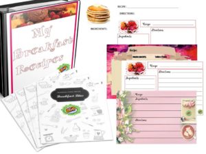 recipe cards and cookbook starter