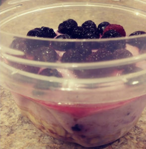 overnight oatmeal breakfast parfait national dairy month
